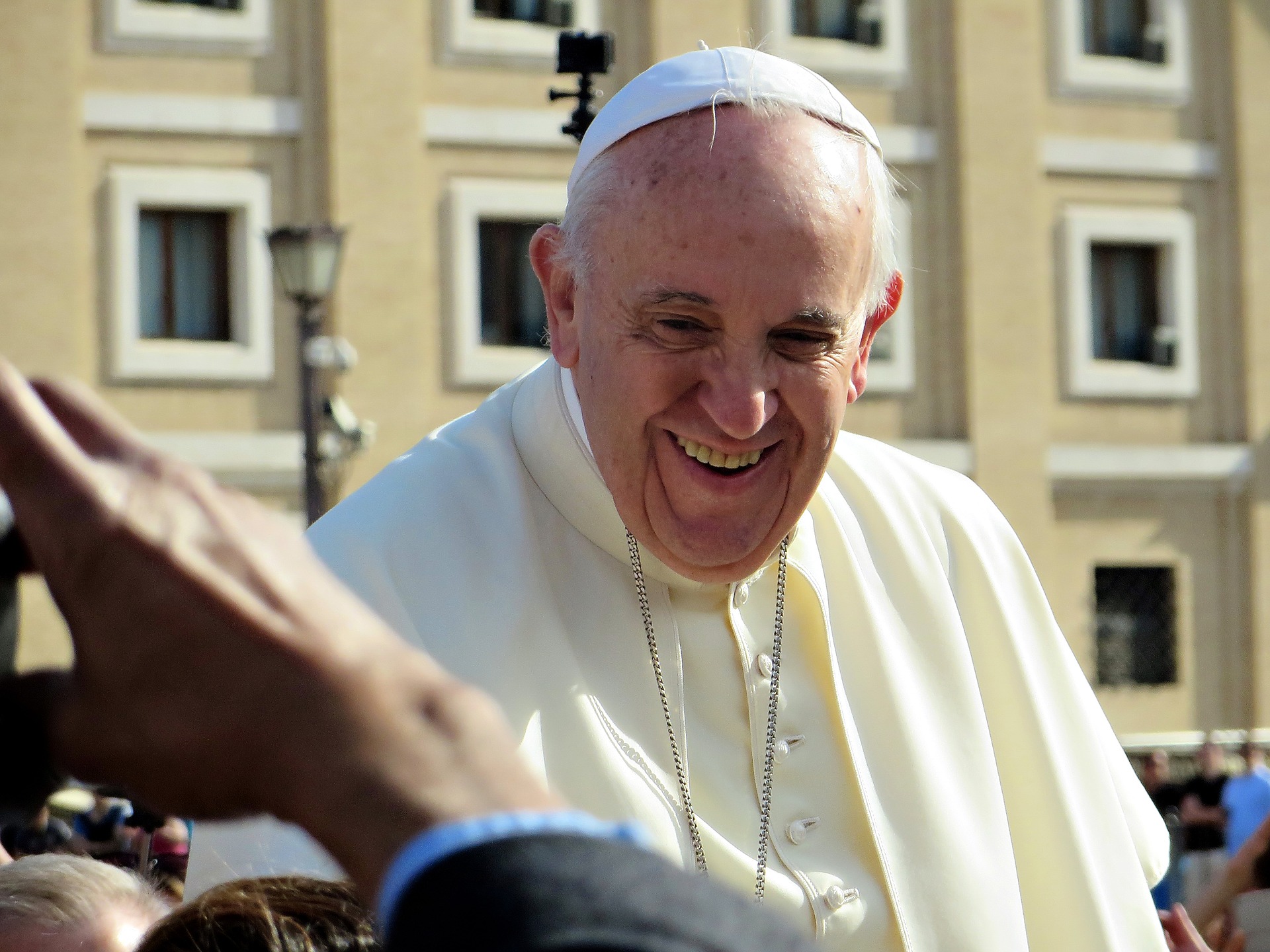 Praying with the Pope in August 2021