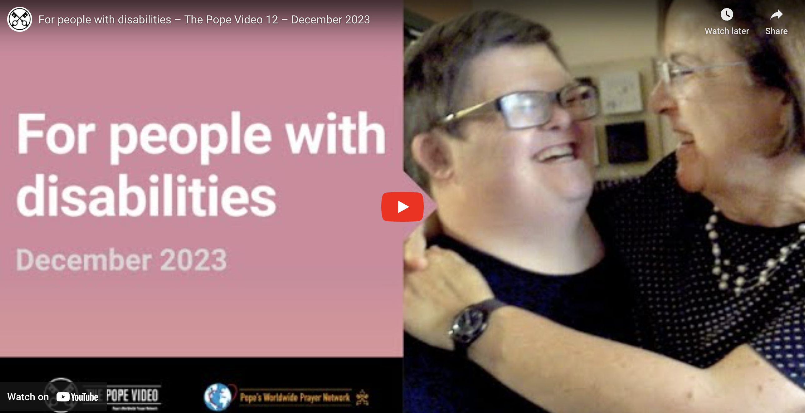 December 2023 – The Pope Video