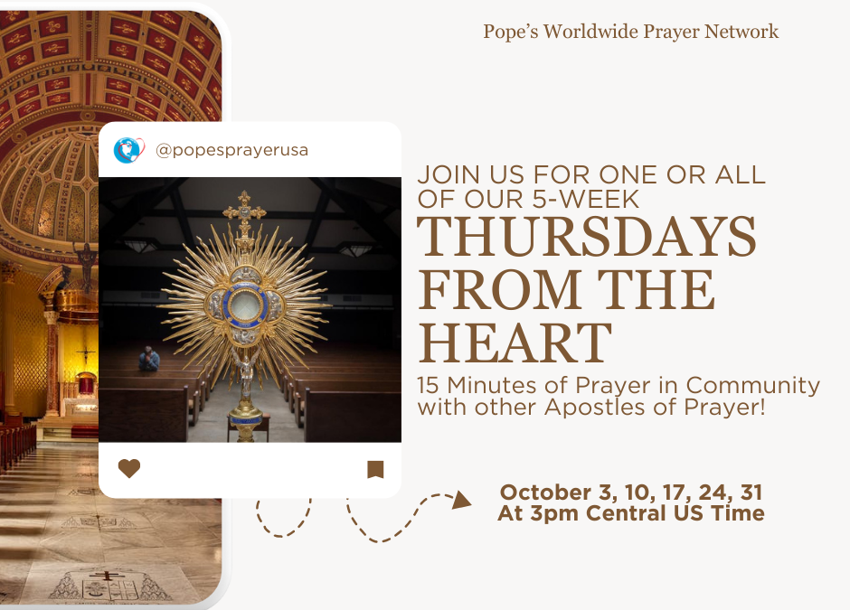 October 10 – Thursdays from the Heart